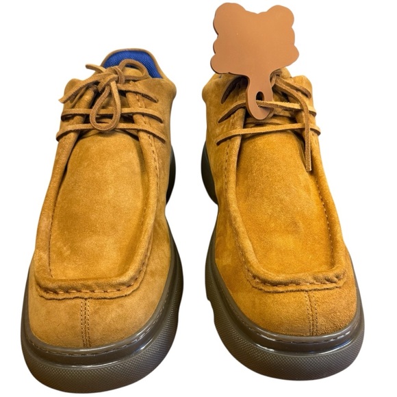 Burberry Suede Creeper Mid Lace-Up Round Toed Shoes. Size 13M. Retails 1,150 main image 10